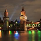 Das Lichterfest 2012 in Berlin.Oberbaumbrücke