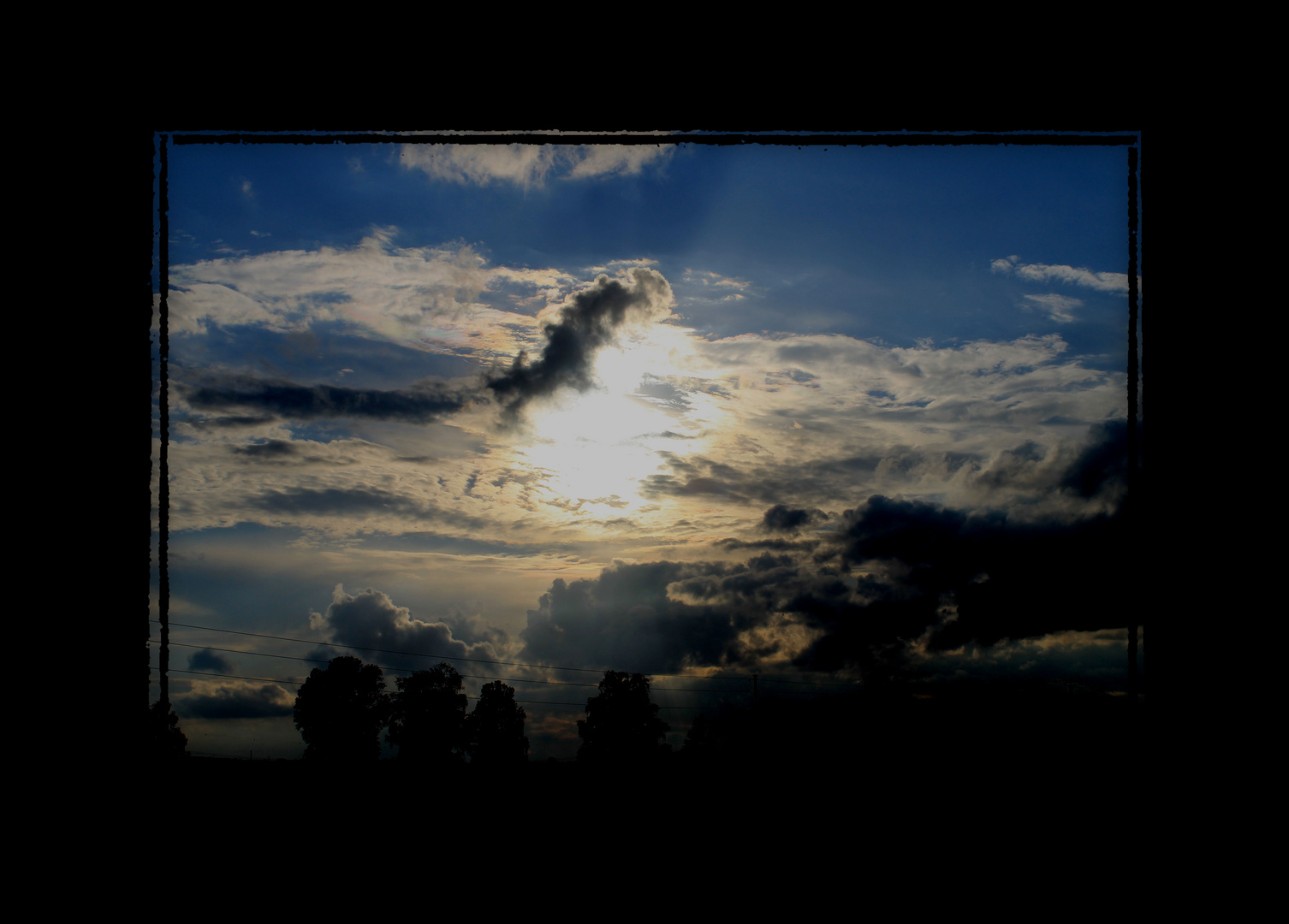 Das Lichtlein in den dunklen Wolken