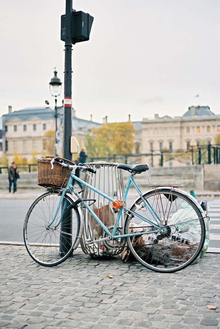 Das Liebespaar und das Fahrrad