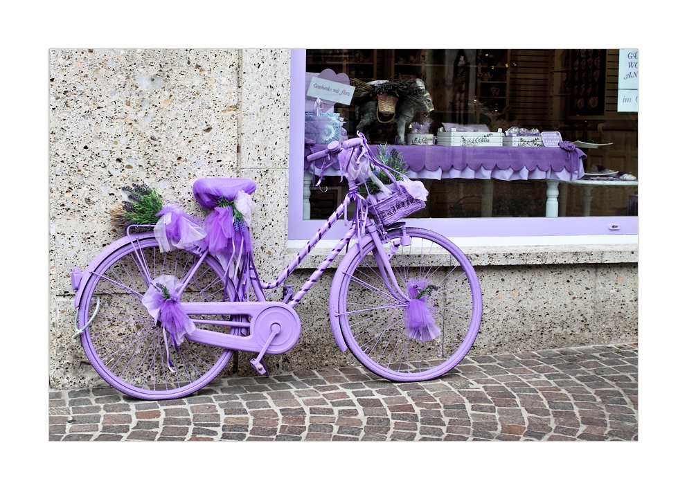 Das lila Fahrrad
