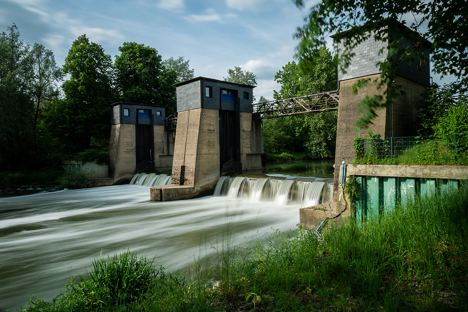 Das Lippewehr in Lünen-Beckinghausen.