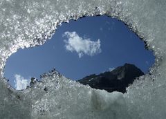 das loch im rhone-gletscher