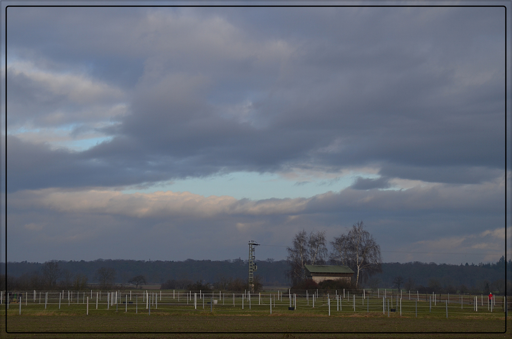 Das Loch in den Wolken....