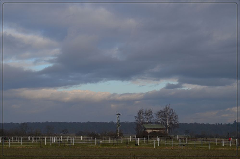 Das Loch in den Wolken....