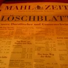 Das "Löschblatt" ..