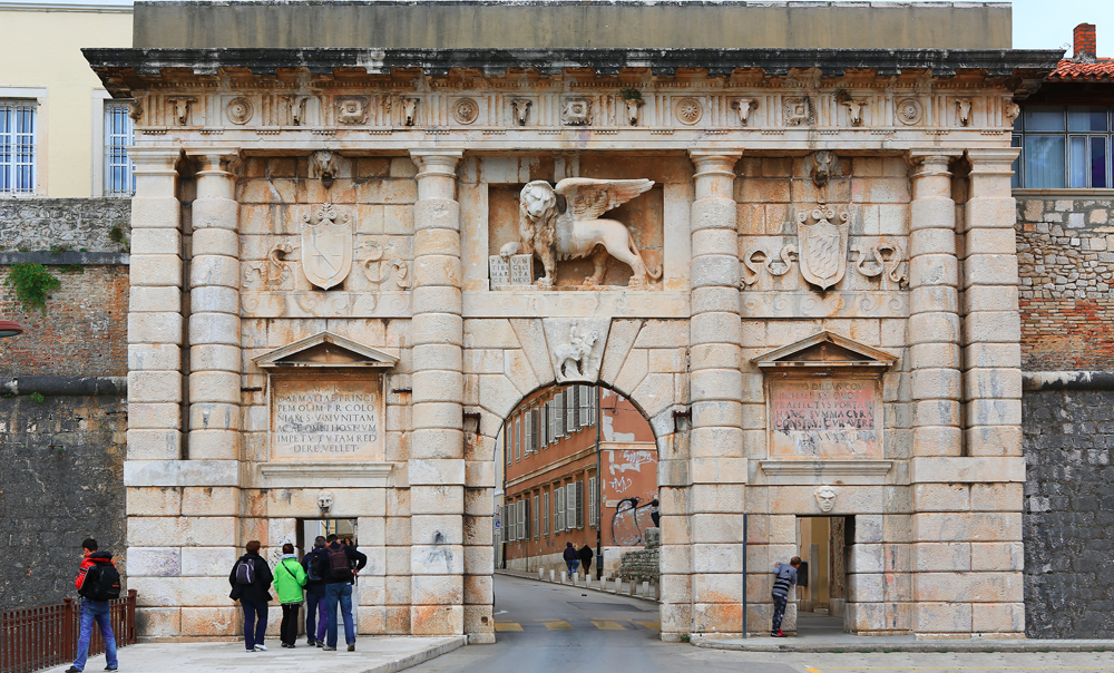 Das Löwentor von Zadar