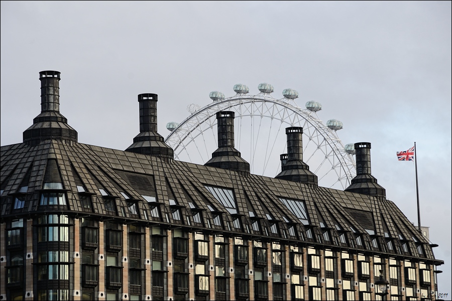 Das London Eye...