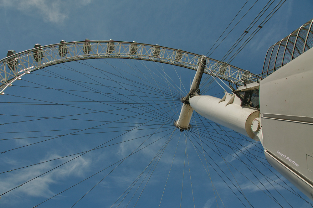 Das London Eye aus einer anderen Perspektive.