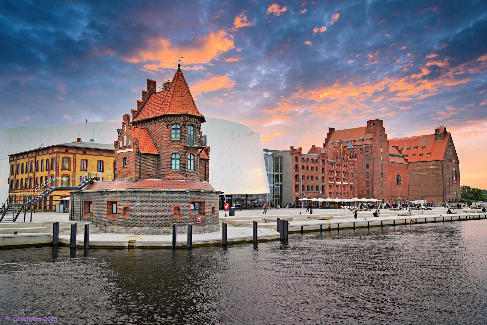 Das Lotsenhaus im Stralsunder Hafen