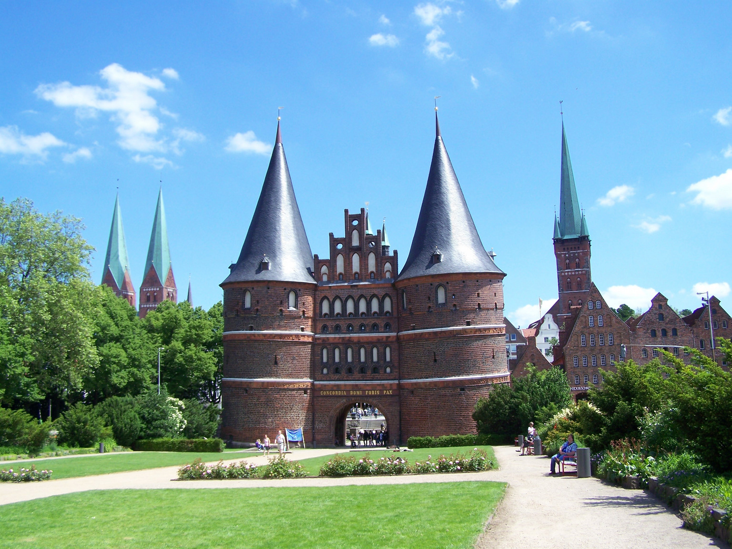 Das Lübecker Holstentor