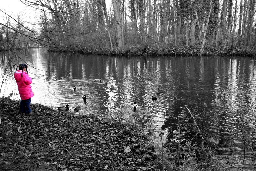 Das Mädchen am See