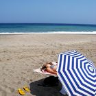 Das Mädchen am Strand