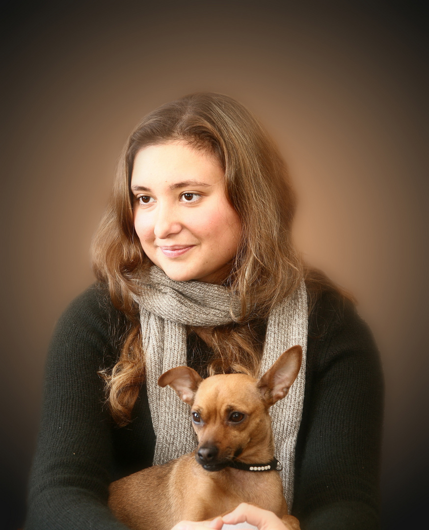 Das Mädchen mit dem Hund