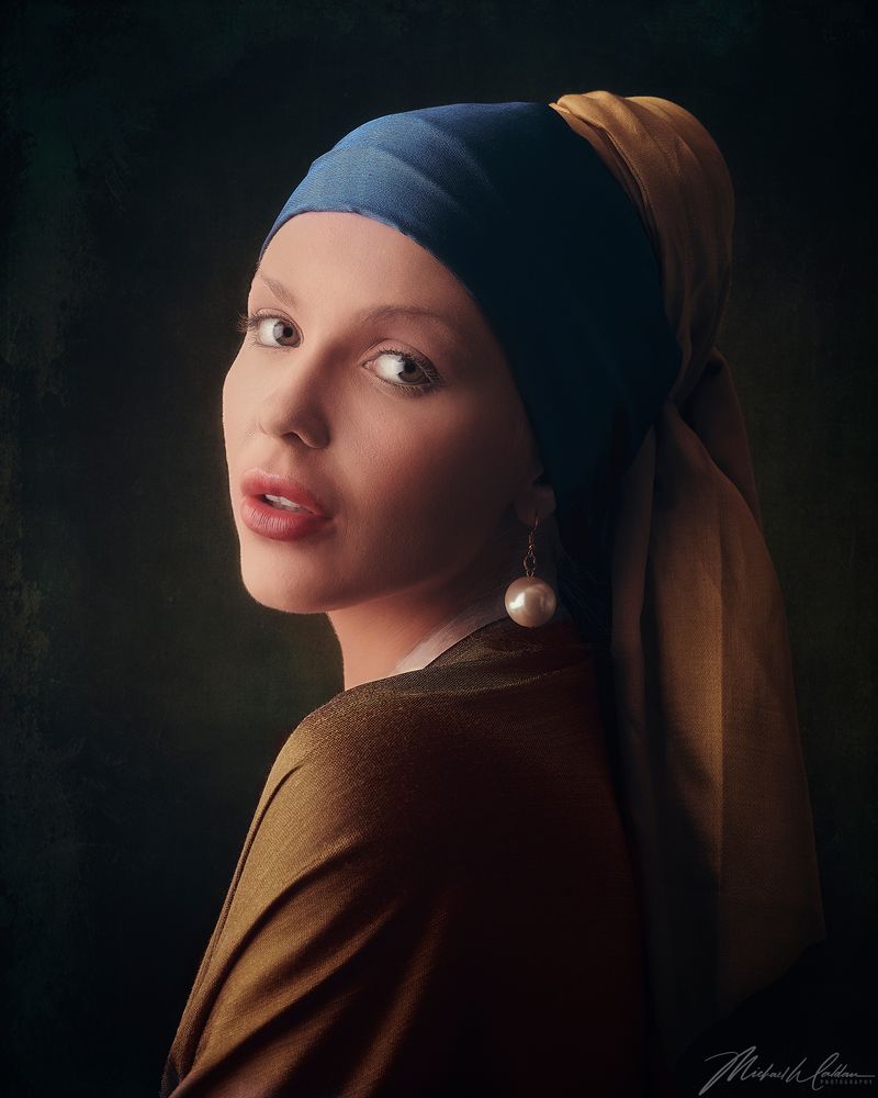 Das Mädchen mit dem Perlenohrring Foto &amp; Bild portrait, modelle