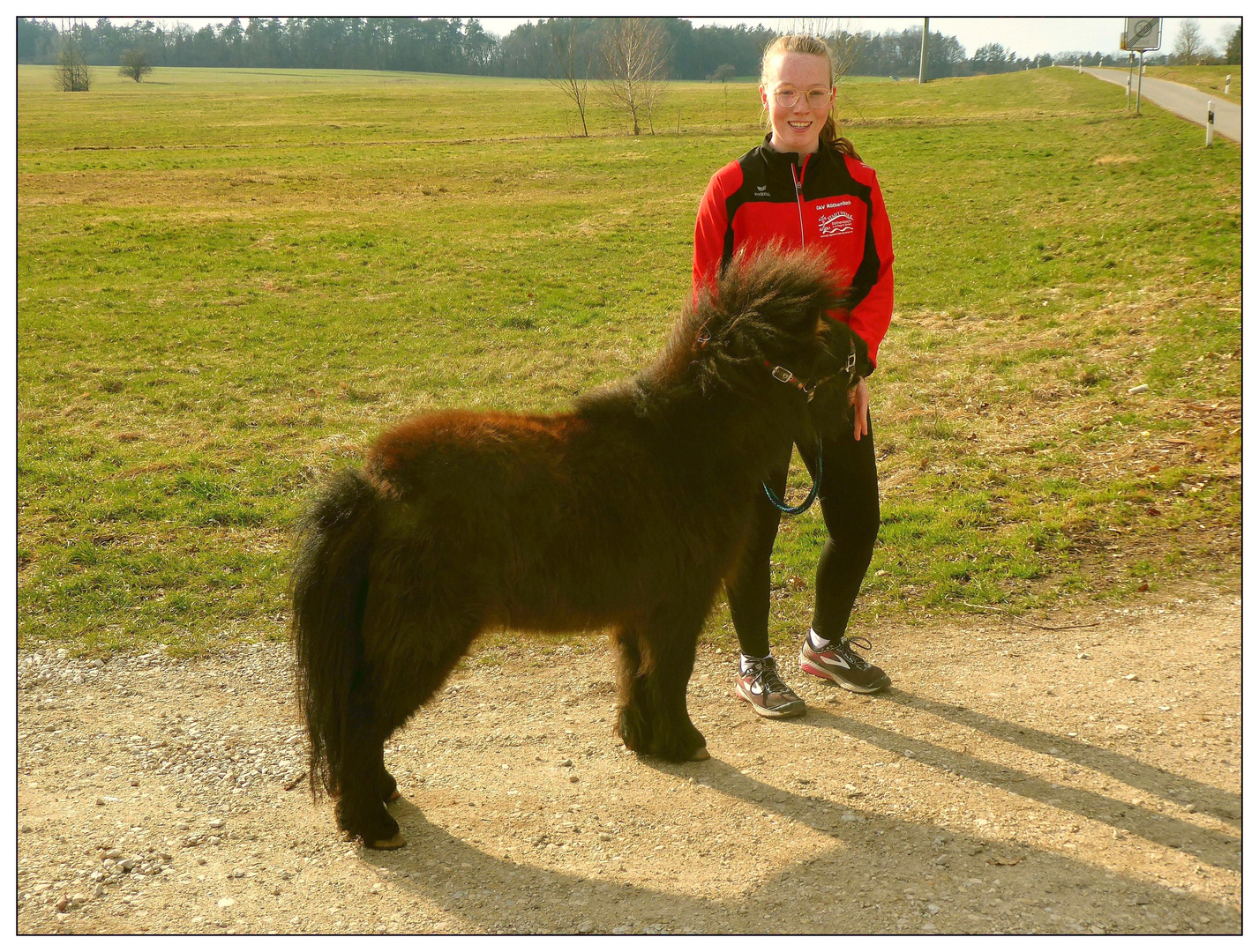 Das Mädchen mit dem Shetlandpony