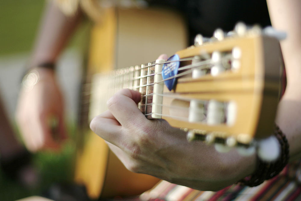 Das Mädchen mit der Gitarre