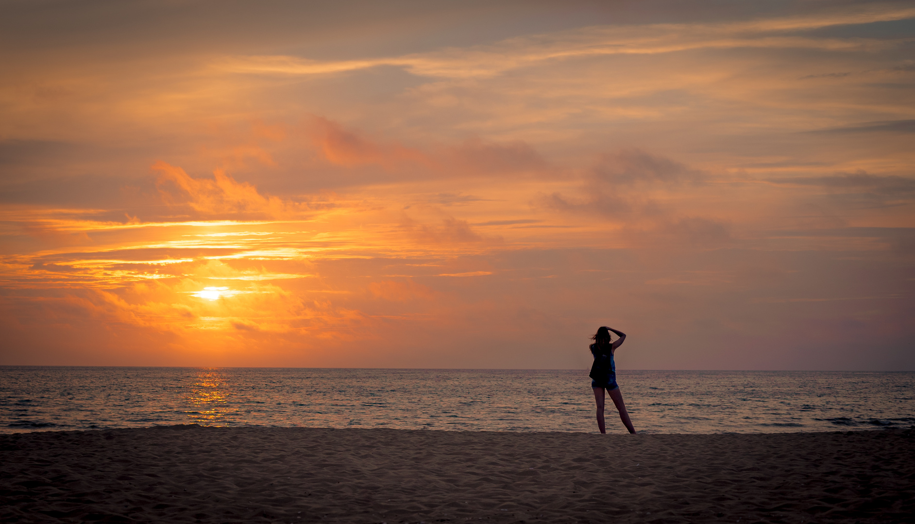 Das Mädchen von Katwijk Foto &amp; Bild sonnenuntergang, outdoor, sonne