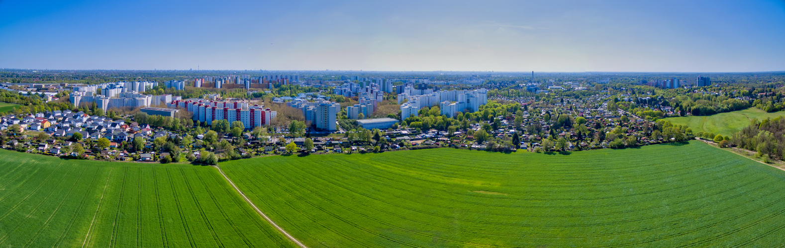 Das Märkische Viertel - ein Pano mit der Drohne