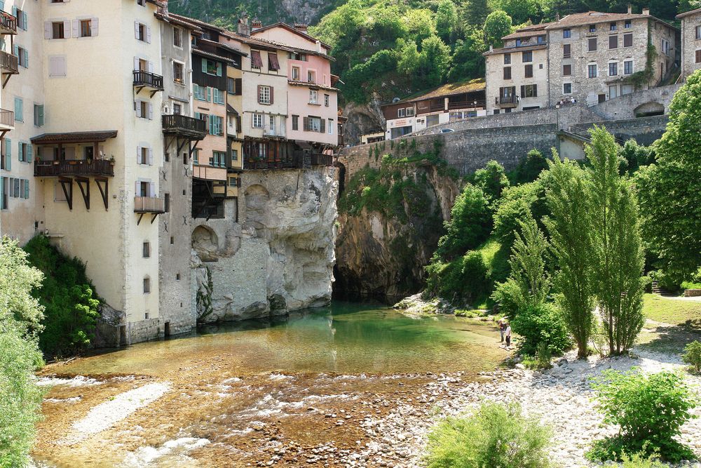 das malerische Städtchen Pont en Royans