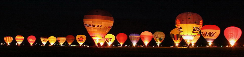 Das man Ballone nicht fliegt sondern fährt ist nichts neues, aber Ballonglühen ??