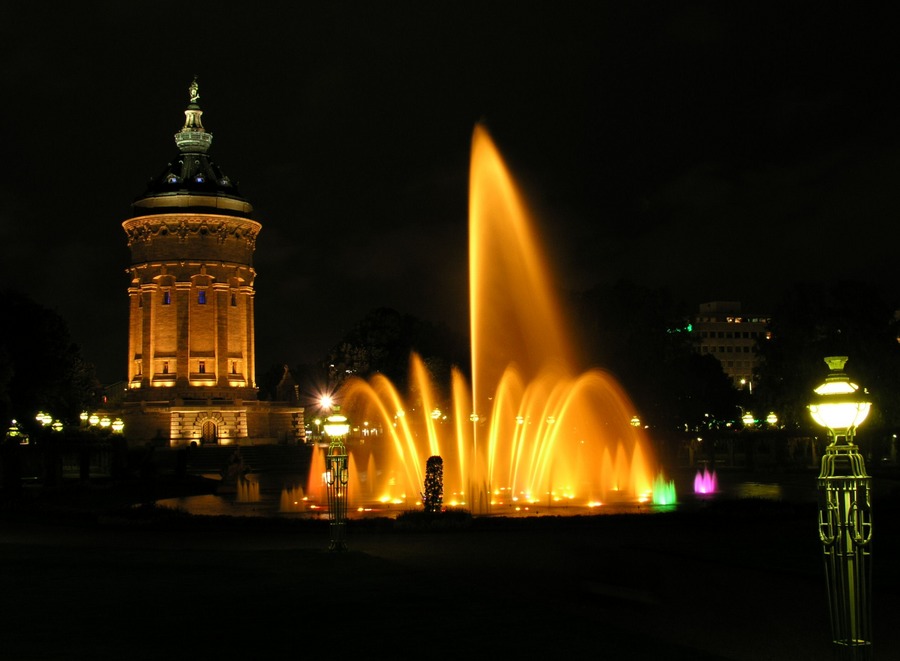 Das Mannheimer Wahrzeichen: Der Wasserturm