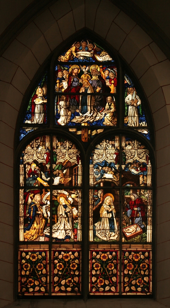 Das Marienfenster im Augsburger Dom