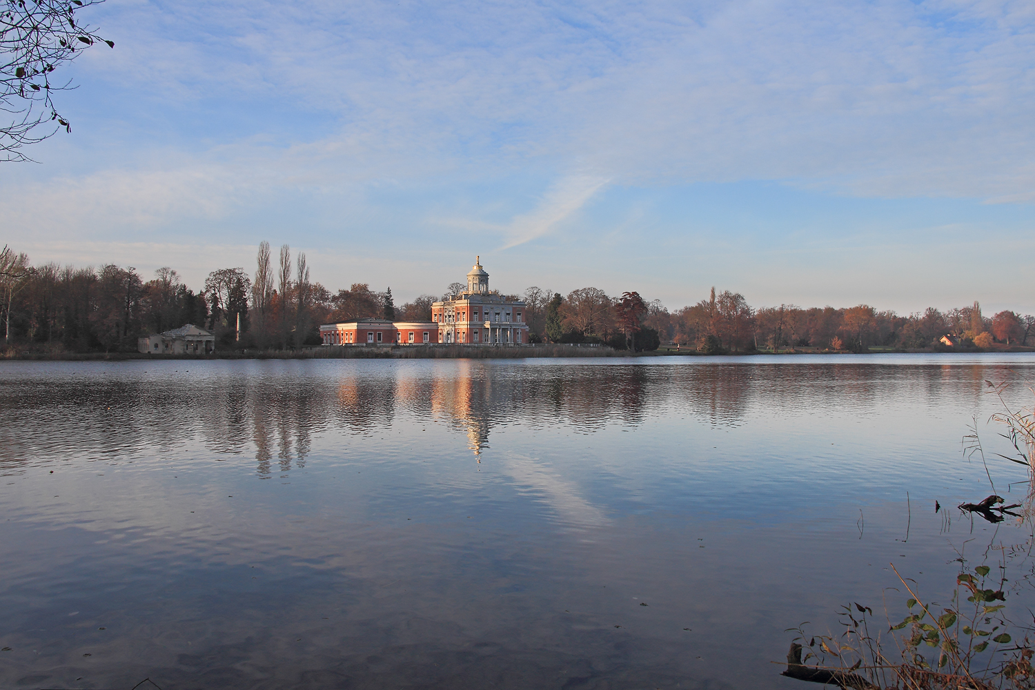 Das Marmorpalais am Heiligen See im Neuen Garten von Potsdam