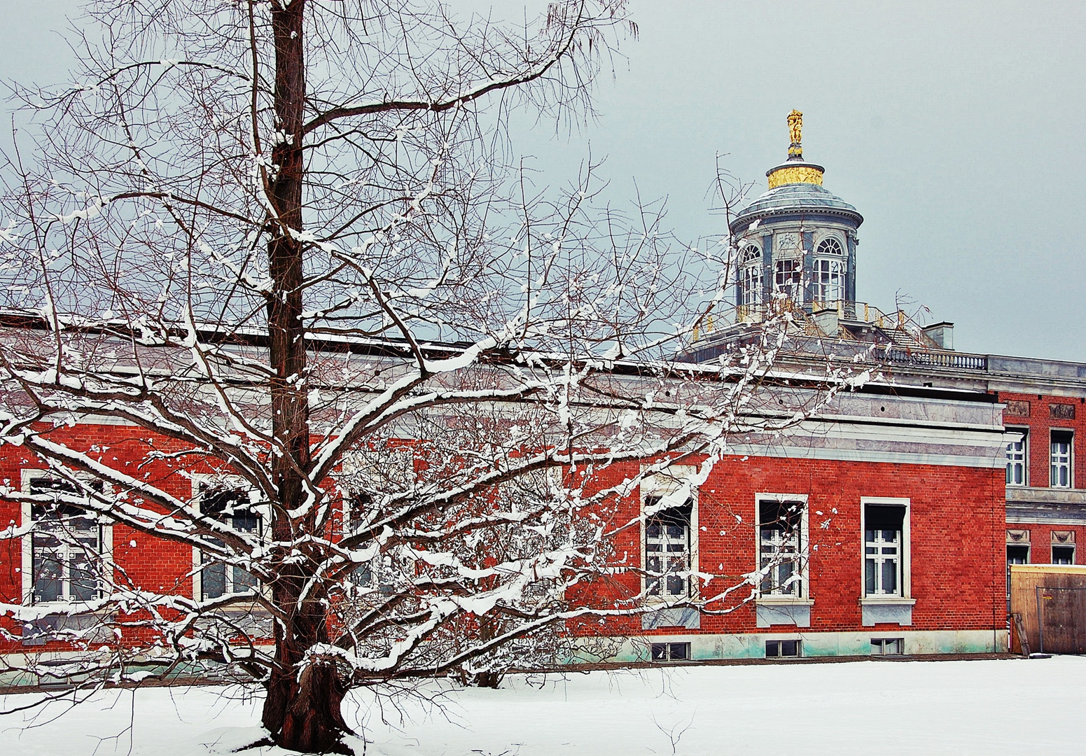 das Marmorpalais im Winter