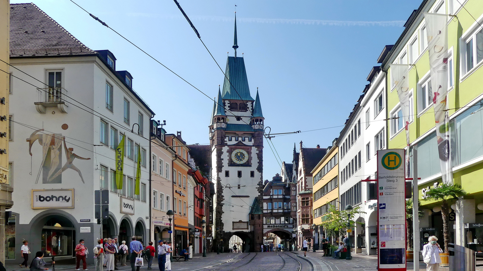 Das Martins-Tor in Freiburg im Breisgau