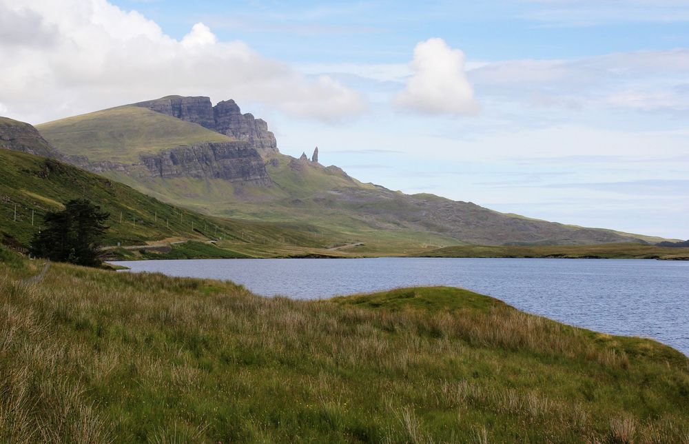 Das Massiv des Storr....