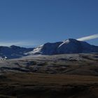 Das Massiv von Fischt und Astehn im ersten Schnee