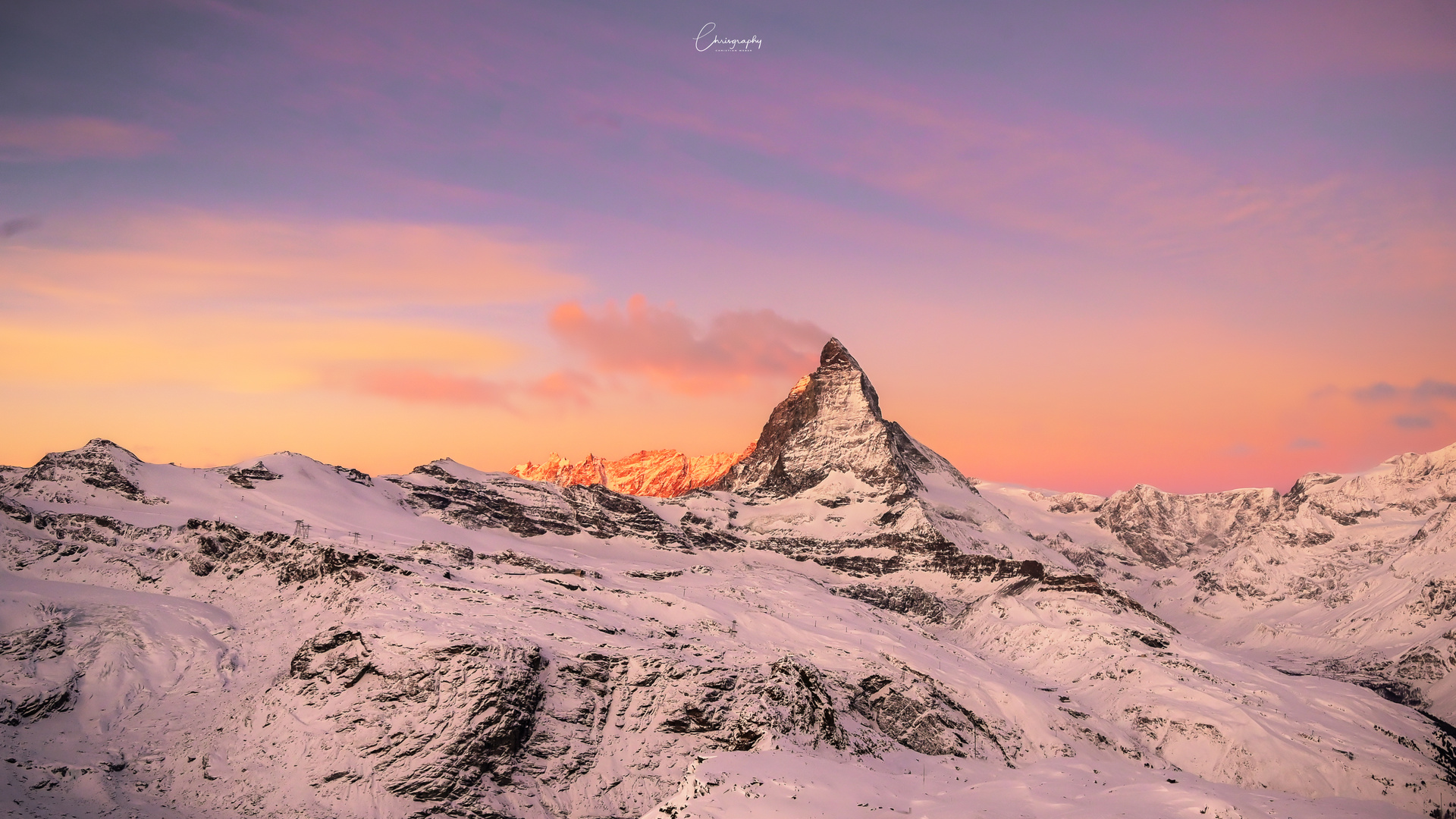 Das Matterhorn am Morgen