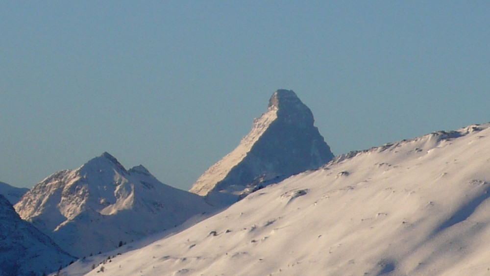 Das Matterhorn am Morgen von Belalp aus