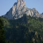 Das Matterhorn des Allgäus, der Geiselstein, am späten Abend