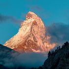 Das Matterhorn im Morgenlicht