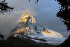 Das Matterhorn im Morgenlicht