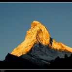 Das Matterhorn in der Früh