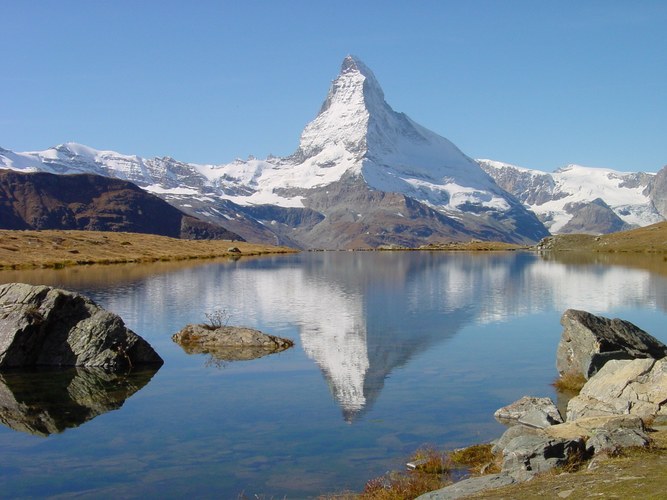 Das Matterhorn in seiner schönsten Pracht.