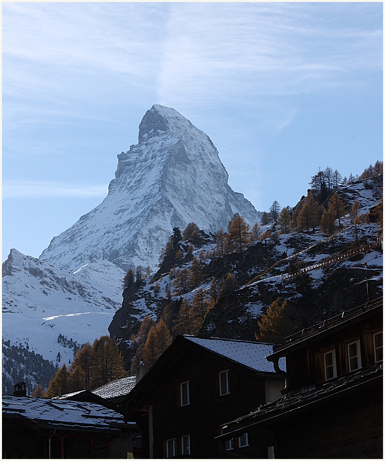 Das Matterhorn in Zermatt