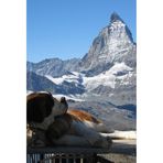 das Matterhorn mit Vorlage