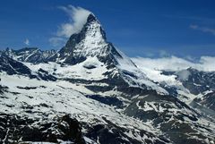 Das Matterhorn vom Gornergrat-Endstation (3089m ü. M.) fotografiert