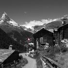 Das Matterhorn von Findeln aus gesehen