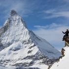 Das Matterhorn...extra für mich...frisch verschneit und unverhüllt