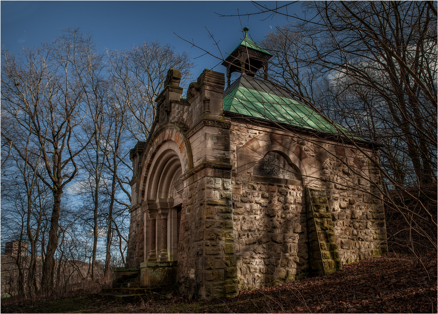 Das Mausoleum der Familie Knigge...