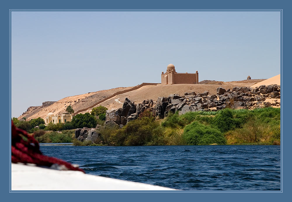 Das Mausoleum des Aga Khan..