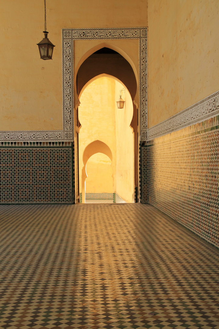 Das Mausoleum von Moulay Ismail