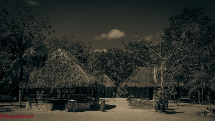 " Das Maya - Dorf im Dschungel Mexiko's "