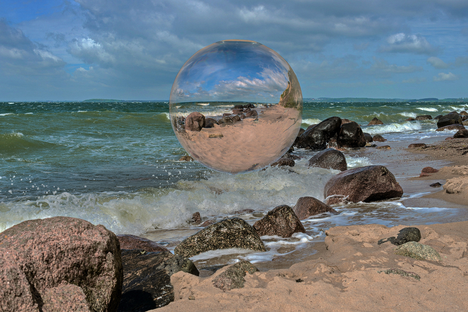 Das Meer in der Glaskugel