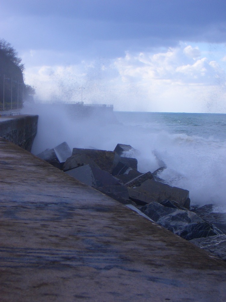 Das Meer in San Sebastián