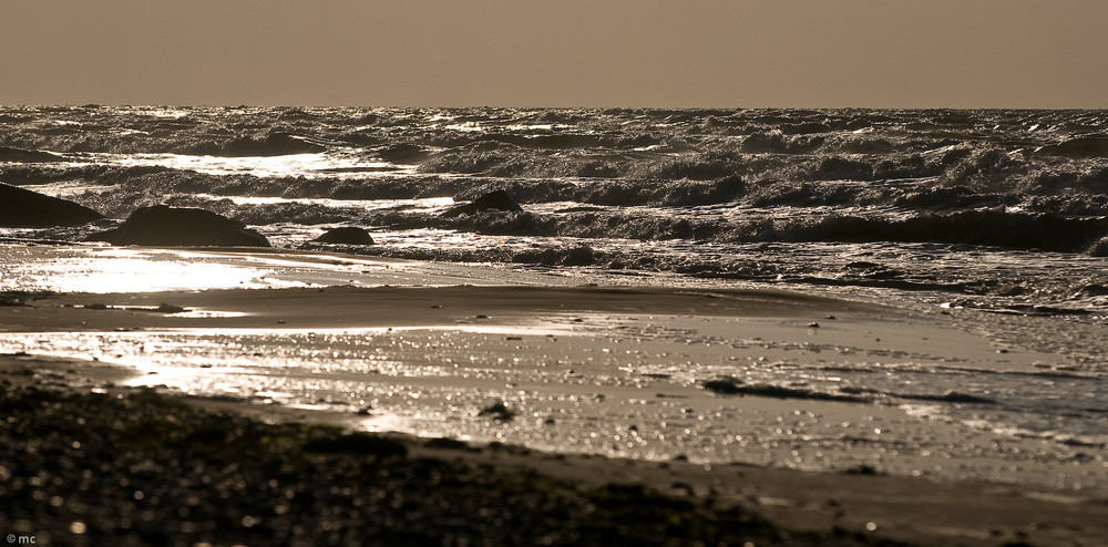 das Meer kennt keine Ruhe...